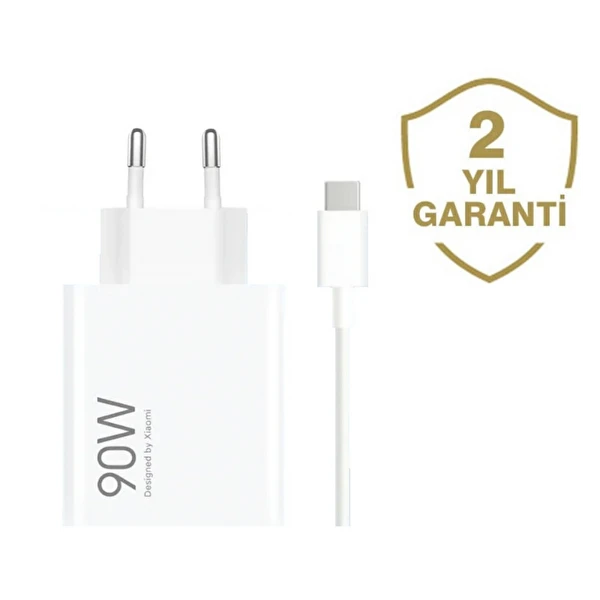 Xiaomi 90W Hızlı Şarj Cihazı Adaptör + kablo seti ( Xiaomi Türkiye Garantili )