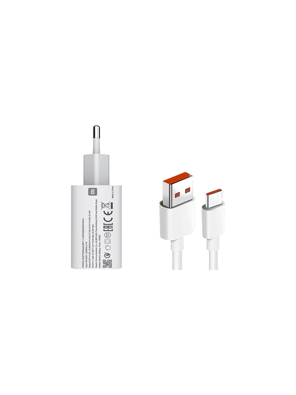 Xiaomi 33W Hızlı Şarj Cihazı Adaptör + kablo seti ( Xiaomi Türkiye Garantili )