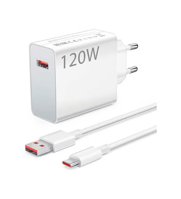 Xiaomi 120W Turbo Hızlı Şarj Cihazı Adaptörü + Kablo Seti ( Xiaomi Türkiye Garantili )