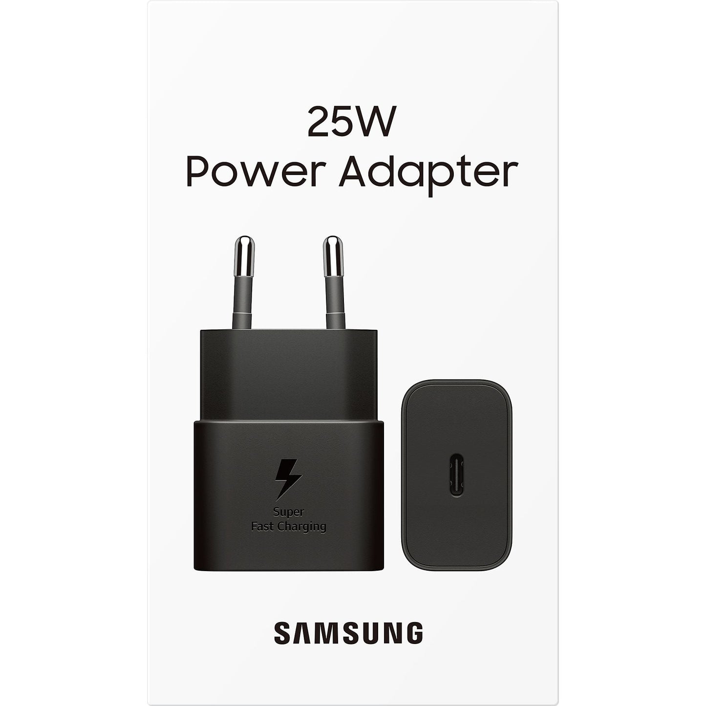 SAMSUNG Type-C 25 W Hızlı Şarj Adaptörü Siyah