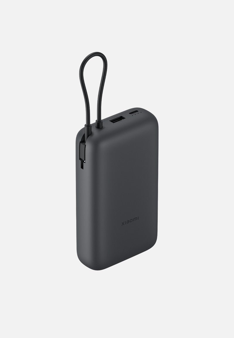 Xiaomi Power Bank 20000mAh (Integrated Cable) – Light Grey