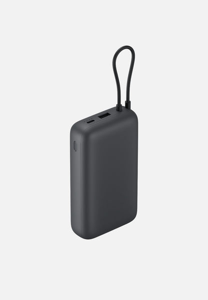 Xiaomi Power Bank 20000mAh (Integrated Cable) – Light Grey